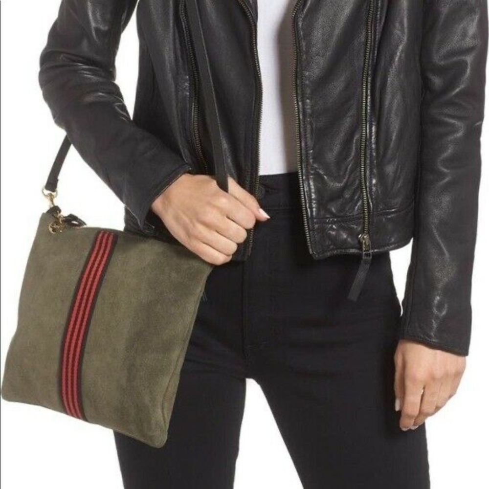 Clare V. Single Sac Bretelle Suede